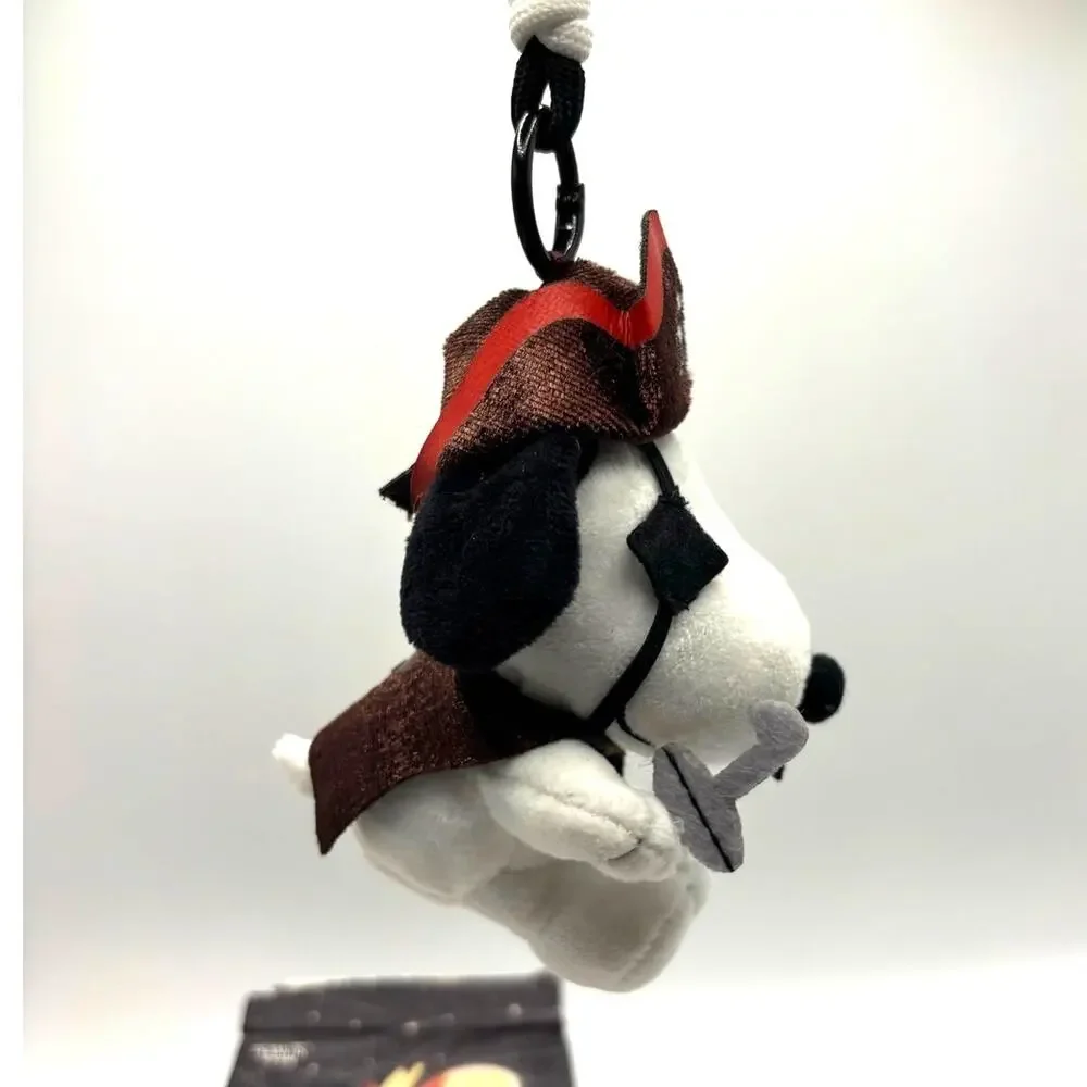 Peanuts x Youmai Trick Party Halloween Snoopy Plush Pendant - Captain Strap, New